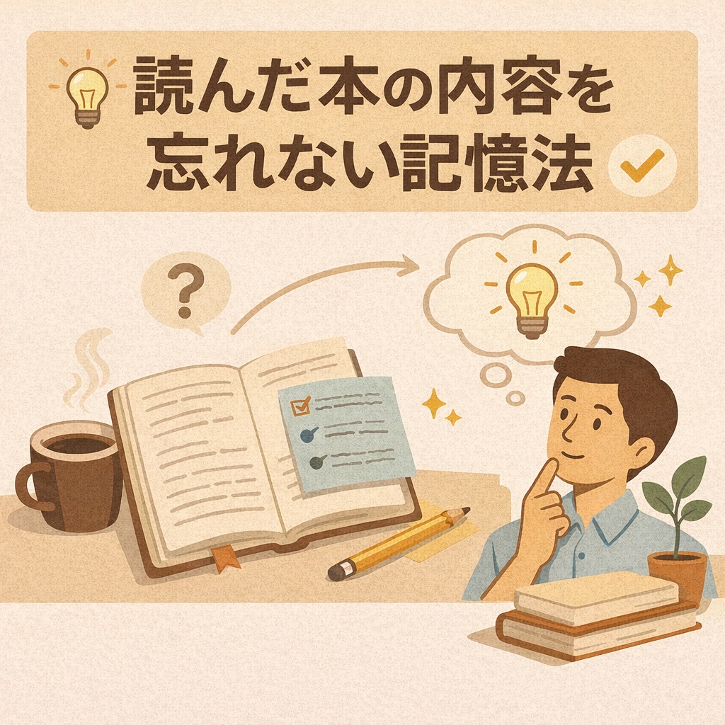 読んだ本の内容を忘れない記憶法