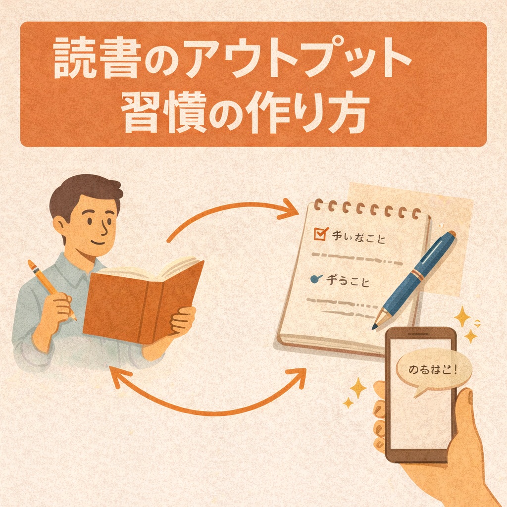 読書のアウトプット習慣の作り方