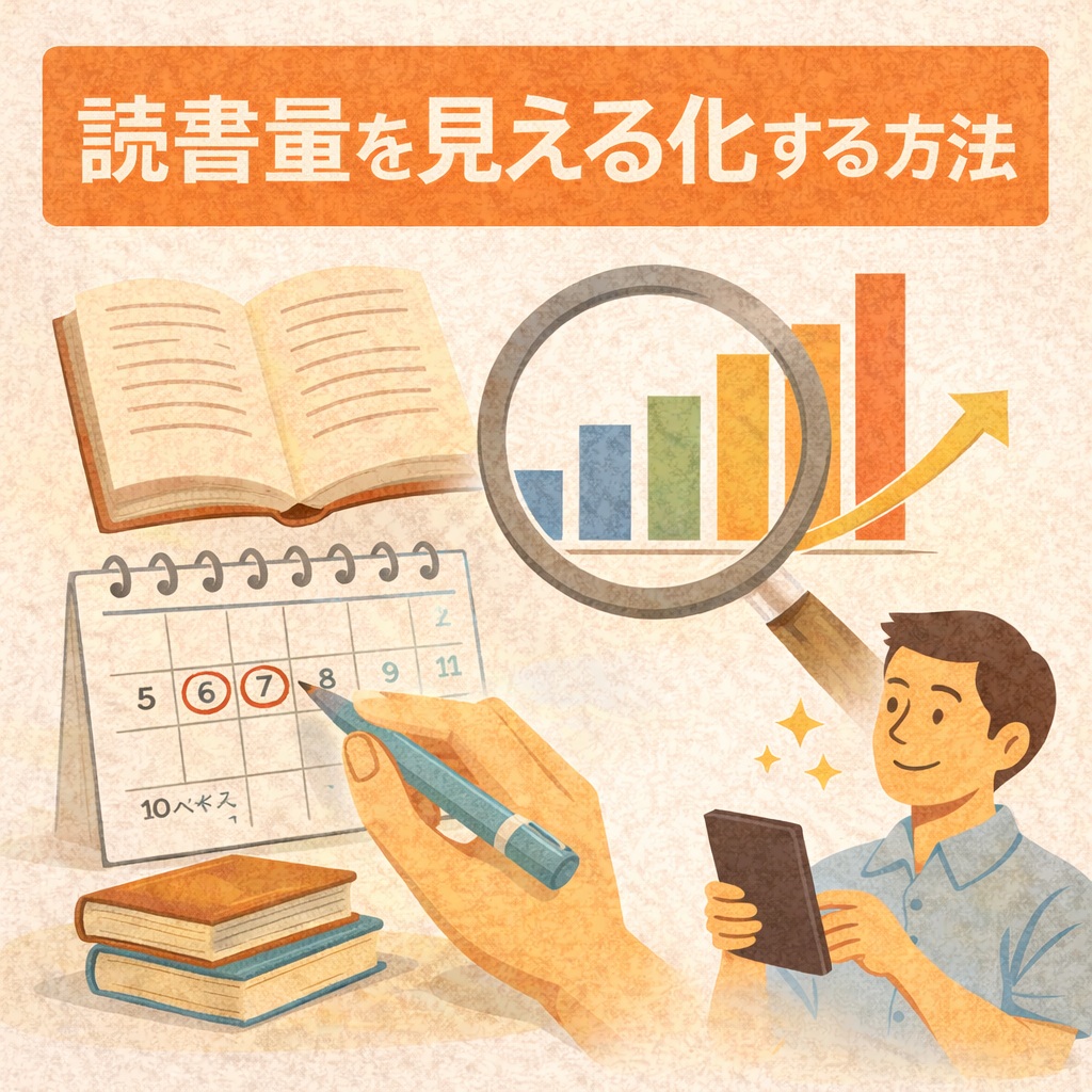 読書量を“見える化”する方法