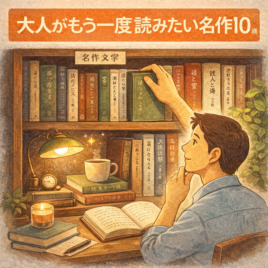 大人がもう一度読みたい名作10選