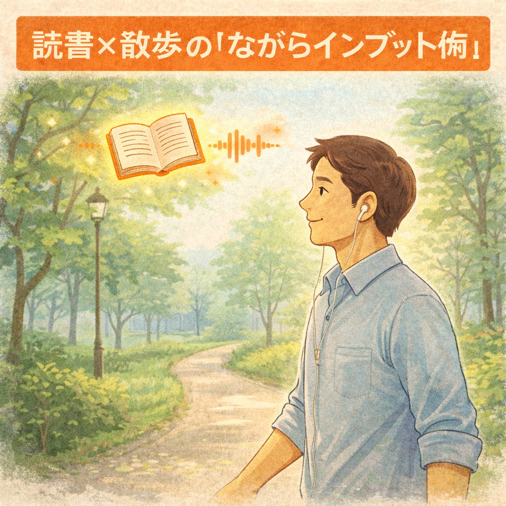 読書×散歩の「ながらインプット術」