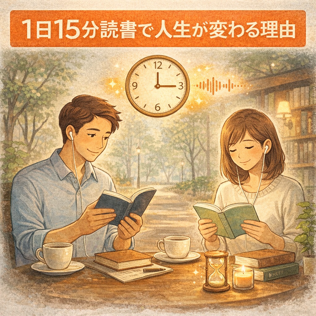 1日15分読書で人生が変わる理由
