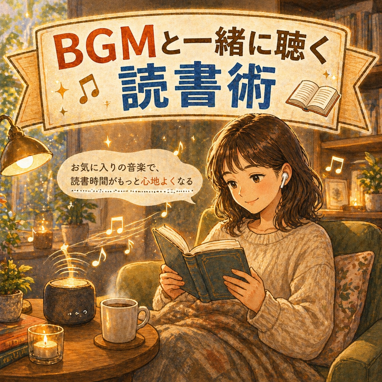 BGMと一緒に聴く読書術