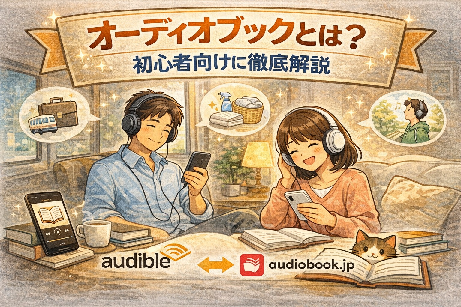 オーディオブックとは？初心者向けに徹底解説