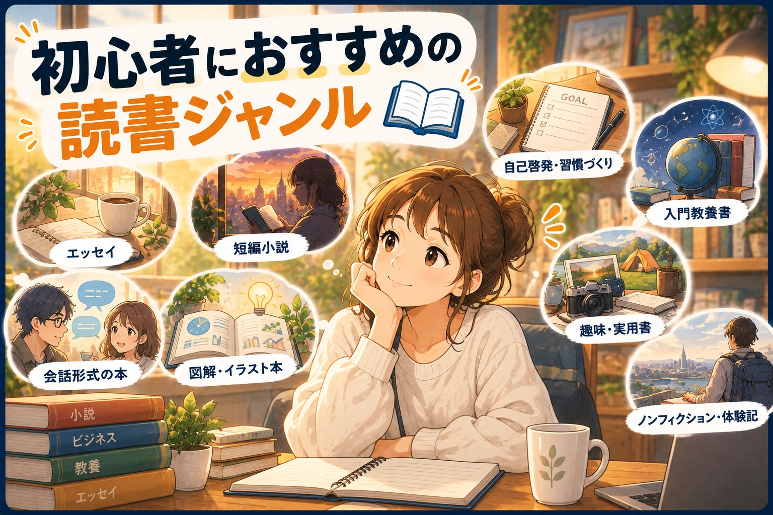 初心者におすすめの読書ジャンル